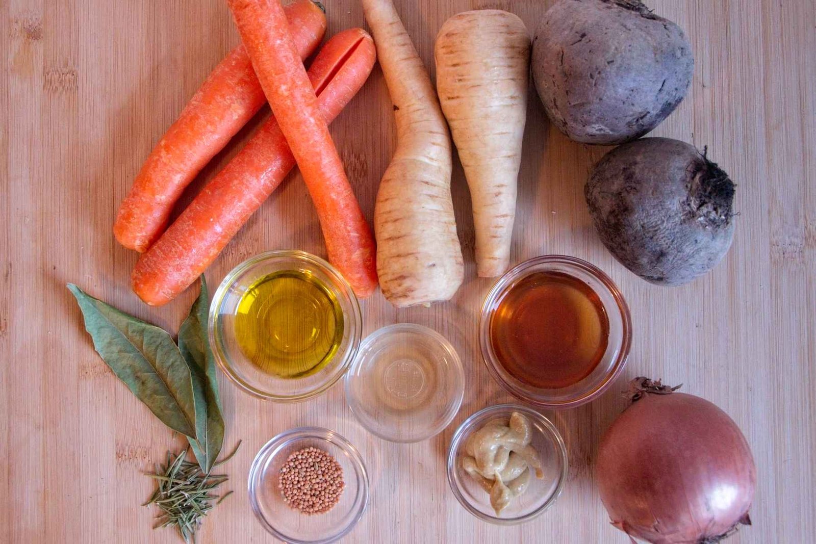 Honey Mustard Roasted Root Vegetables